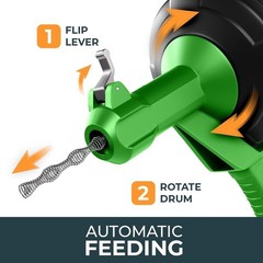 Professional Drain Auger &ndash; Auto Feed &ndash; Ideal for Sinks