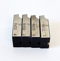 VARGUS 6-32 UNC Thread Chaser Die Set HSS Geometric 9/16 D Hook 10 Chamfer 33