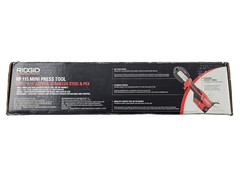 Ridgid RP 115 Mini Press Tool 1/2&Prime;-3/4&Prime; Copper/Stainless Fittings w/ 12v Battery