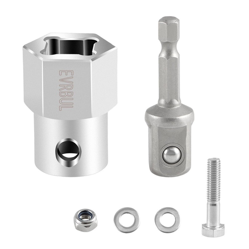 For Stainless Steel Headwind Trailer Crank Handle Cordless Drill Adapter Kit