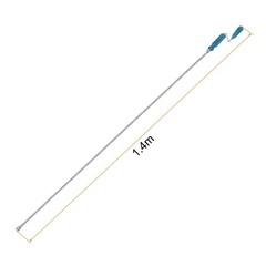 HARFINGTON Drain Augers 5 Ft Stainless Steel Flexible Plumbing 1.4m, Blue