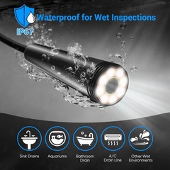 Pipe Inspection Camera Endoscope Video Sewer Drain Cleaner Waterproof Snake USB