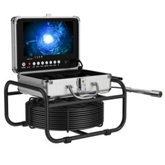 Pipe Inspection Camera 512HZ Signal Sewer Camera Self-leveling DVR 16GB 9&rdquo; 50M