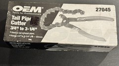 OEMTOOLS 27045 Exhaust Cutter, Cuts 3/4&Prime; to 3-1/4&Prime; Pipe, Durable Chain Cutter
