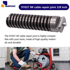3/8Inch Cable Repair Coupling for RIDGID Drain Cleaning Cables