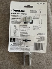 Lot 5 Husky Pop-Up Plug Wrench Drain Holder Tool 1003 005297 New