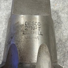 Desco 2&rdquo; NPT 2 7/32&rdquo; Drill Made In JAPAN