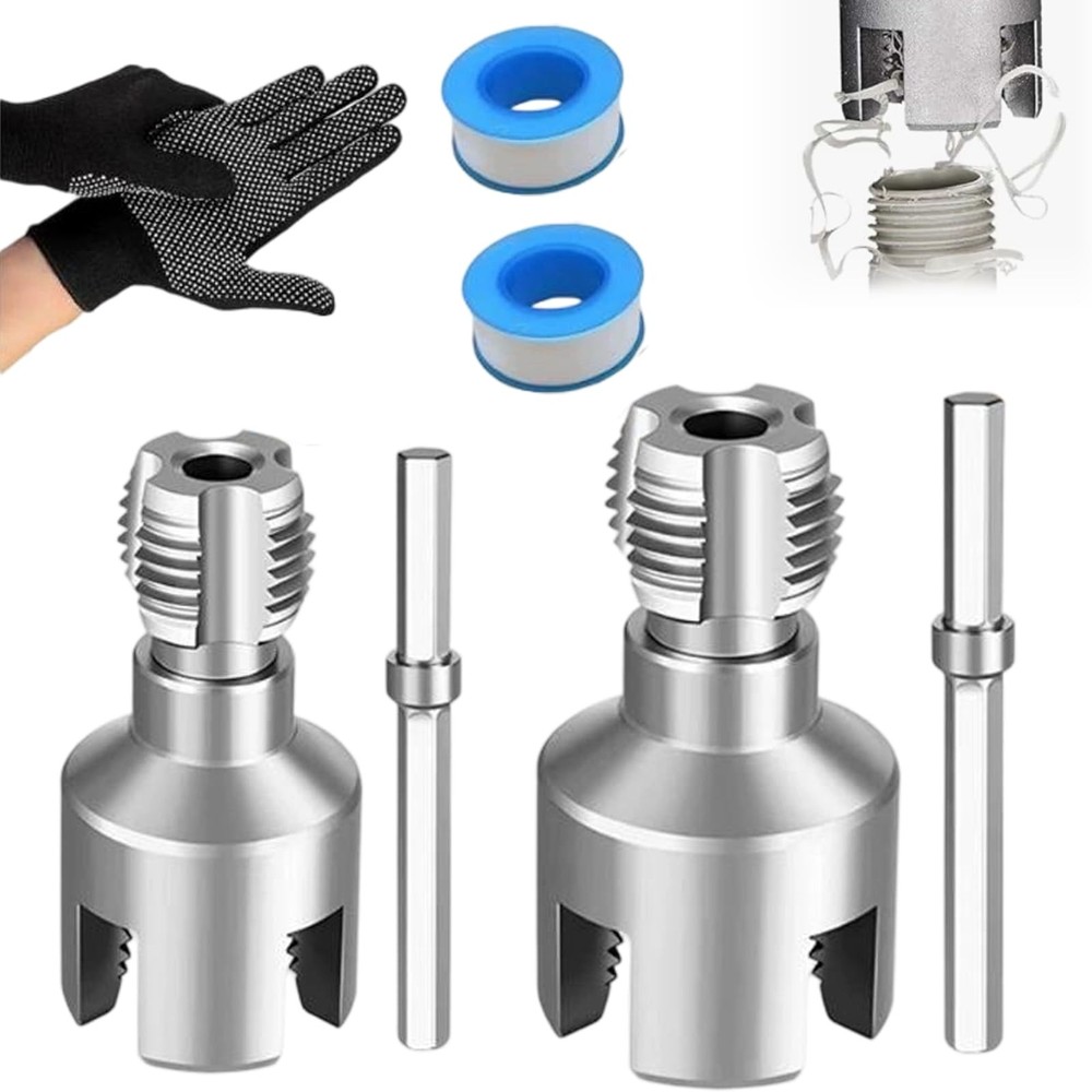 1/2 3/4 Carbon Steel Pipe Thread Cutting Tool | Plastic | Heavy Duty
