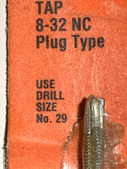 #8- 32 NC Plug Tap MASTER MECHANIC 119 214 MM119214 WPB 98 $10.00
