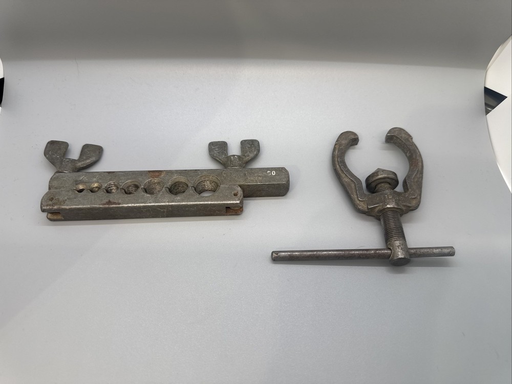 Vintage General Tube Flaring Tool Brake or Fuel Line Garage Shop Mechanics