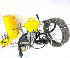 S75 BLUEROCK &reg; 3/4&Prime; to 4&Prime; Sectional Pipe Drain Cleaning Machine Snake Cleaner