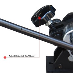 KAKA Industrial PR-3 Manual Plate Steel Ring Roll Bender, Easy Operation
