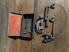 VINTAGE IMPERIAL Tubing TOOL KIT Shop Garage Chicago Il Mechanic Collectible