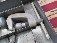 Vtg Craftsman Squared C Flaring Tool Set in Metal Case &ndash; Made in USA