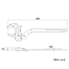 TOP METER WRENCH (302mm) MT-1320