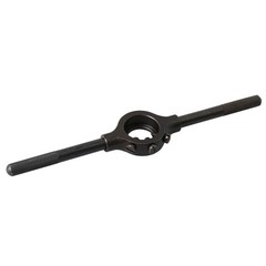 Metal 3.7cm Dia 1.0&Prime; Round Die Stock Holder Thread Tap Wrench Handle 20.5cm L&hellip;