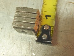 Set of four H&G Left Hand 5/16&Prime; Thread cutter bits for Pipe