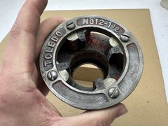 USED TOLEDO Made In USA #12 1-1/2&Prime; NPT DIE HEAD &ndash; DROP HEAD TYPE Nice Shape