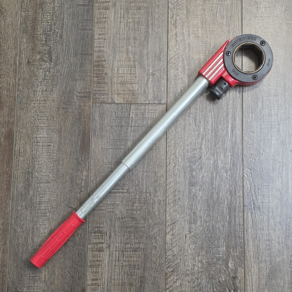 Super-Ego 600 Ratchet Drop Head Manual Pipe Threader w/ Handle