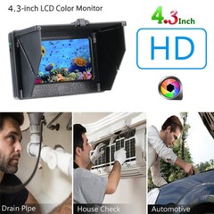 4.3&Prime; Sewer Pipe Inspection Camera 16GB DVR 30M Sewer Drain Industrial Endoscope