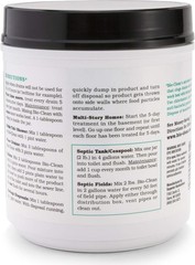 Multi-Purpose Natural Drain Cleaner Can &ndash; Safely Cleans 100 Drain Treatments
