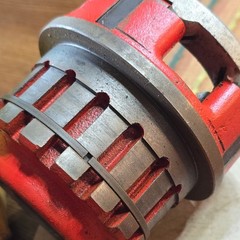Ridgid 1-1/2&Prime; Die Head Complete for 12-R Drop Head Pipe Threader, lightly used