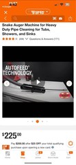 RIDGID PowerClear Drain Cleaning Machine &ndash; Red/Black