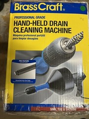 BRAND NEW Brass Craft Music Auger Handheld Drain Cleaning Machine Model #BC1020