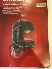 Husky Junior Tube Cutter Cuts 1/8&Prime; To 5/8&Prime; Outside Diameter Copper & PVC Tubing