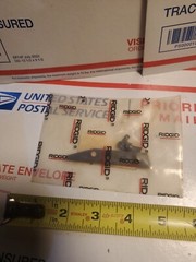 Ridgid 46175 E4957X 124 Blade w/ Screws NEW, U1