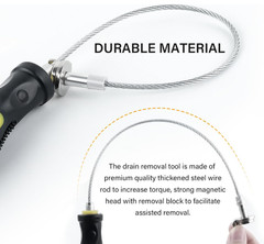14.5&Prime; Magnetic Oil Drain Plug Removal Tool Flexible Oil Pan Bolt Remover