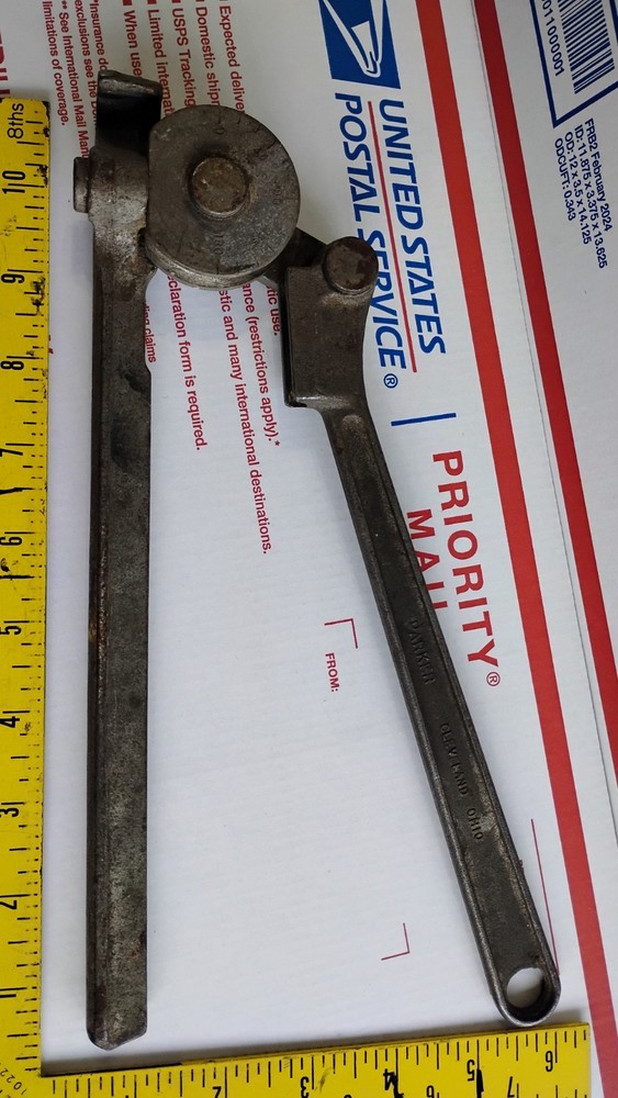 Parker AIRCRAFT Hand Tubing Bender 3/8&Prime; Capacity 1.5&Prime; Radius AVIATION MADE USA