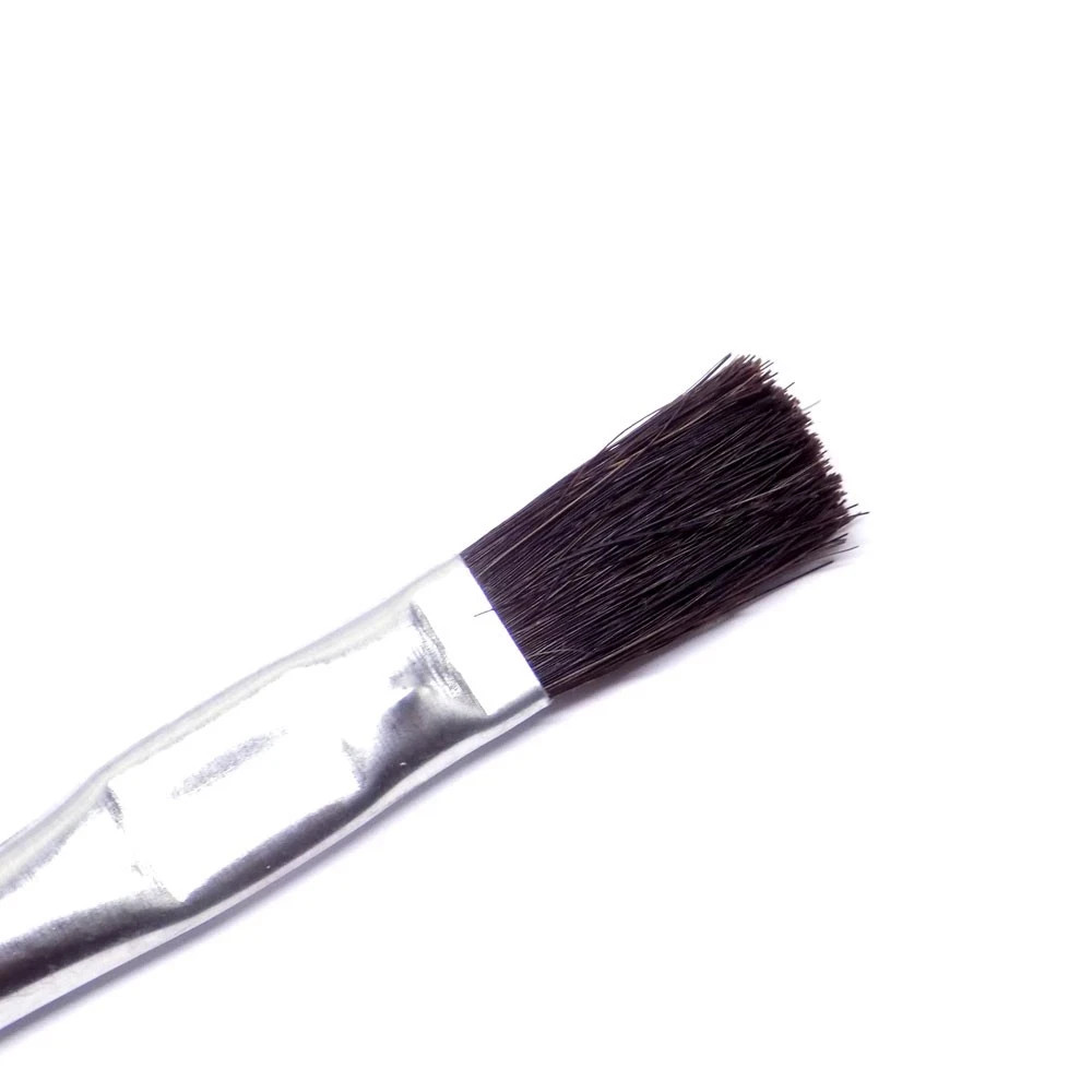 (10) 3/8&Prime; x 6&Prime; Long Horse Hair Bristle Acid Flux Brush (10-Pack)