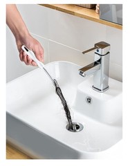 2-Piece Flexible Drain Brush Sink Unblocker Elastic Hose Pipe Straw Cleaning &hellip;