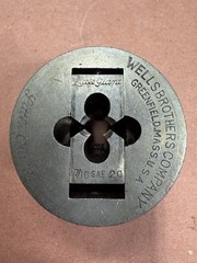 Wells Brothers Company Little Giant Die Head 7/16&Prime; SAE 20 (2&Prime; Handle) USED
