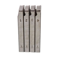 Steel Dragon Tools&reg; 47745 1/2&Prime;-3/4&Prime; Alloy RH NPT Pipe Dies fits RIDGID&reg; 811A