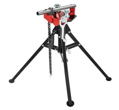 Vevor Tripod Pipe Chain Vise 1/8&Prime;-5&Prime; Capacity Folding Legs W/ Harden Teeth