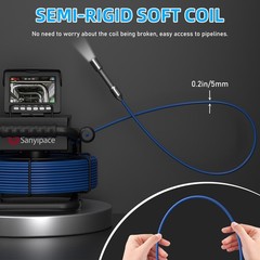 4.3&prime; LCD Monitor Sewer Camera 100FT/30M HD Drain Pipe Inspection Camera 32GB