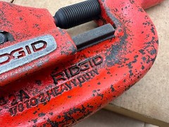 RIGID 2A Heavy Duty No. 1-2 Pipe Cutter Tool 1/8 in To 2&rdquo; Good Shape