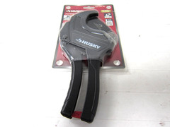 Husky 2&Prime; Quick Release Ratcheting PVC Cutter For CPVC, PE, POLY, PP, & PVC -NEW!