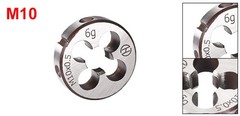 M10 X 0.5 Metric Round Die Machine Thread Threading Die 30mm OD Alloy Steel
