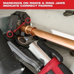 Milwaukee 5/8 Inch Rls Pivoting Press Ring