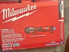 Milwaukee M18 FORCE LOGIC Press Tool Kit with ONE-KEY 1/2&Prime;-2&Prime; Jaws (2993-22)