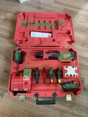 Milwaukee M18 Short Throw Press Tool 2674-20 PEX Crimp Kit w/ Jaws &ndash; Great Cond!