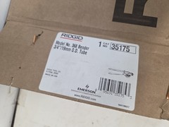 New RIDGID 368 Geared Ratchet Tube Bender 3/4&Prime; &ndash; 35175