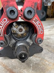 ridgid b-500 pipe beveler 37-1/2 degree head works great handle included