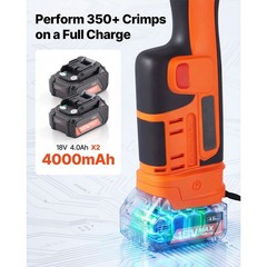 Uimoso 18V Electric Press Tool for Copper Pipes: 1/2&Prime; to 2&Prime; Sizes