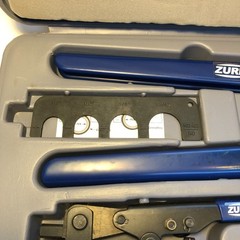 Zurn PEX Multi-Head Crimping Tool Kit w/ Jaws Gauge Wrench (3/8&Prime;-3/4&Prime; Sizes)