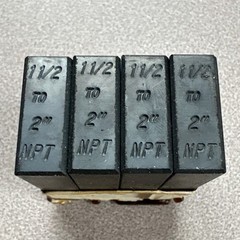 NEW Set 1 to 4 Landis Oster Dies 300 NPT HS 1 1/ & 2 Part # 12020