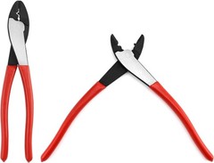 10&Prime; Steel Crimping Tool for Wire, Electrical Cutter & Pliers for 10-22 AWG Cable